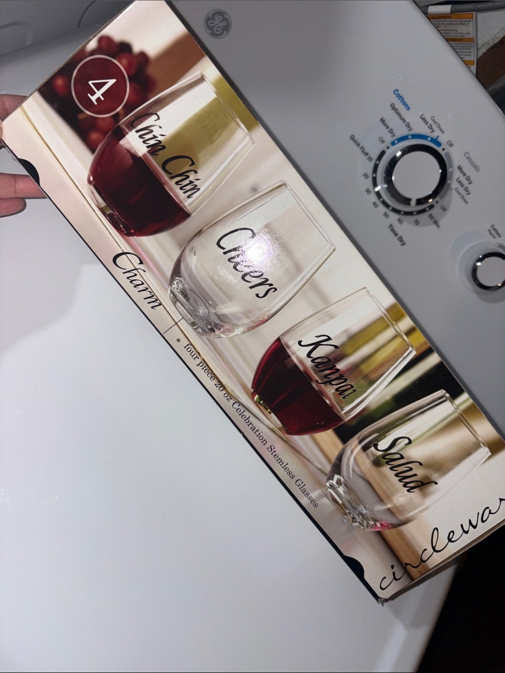Cheers Wine Glasses